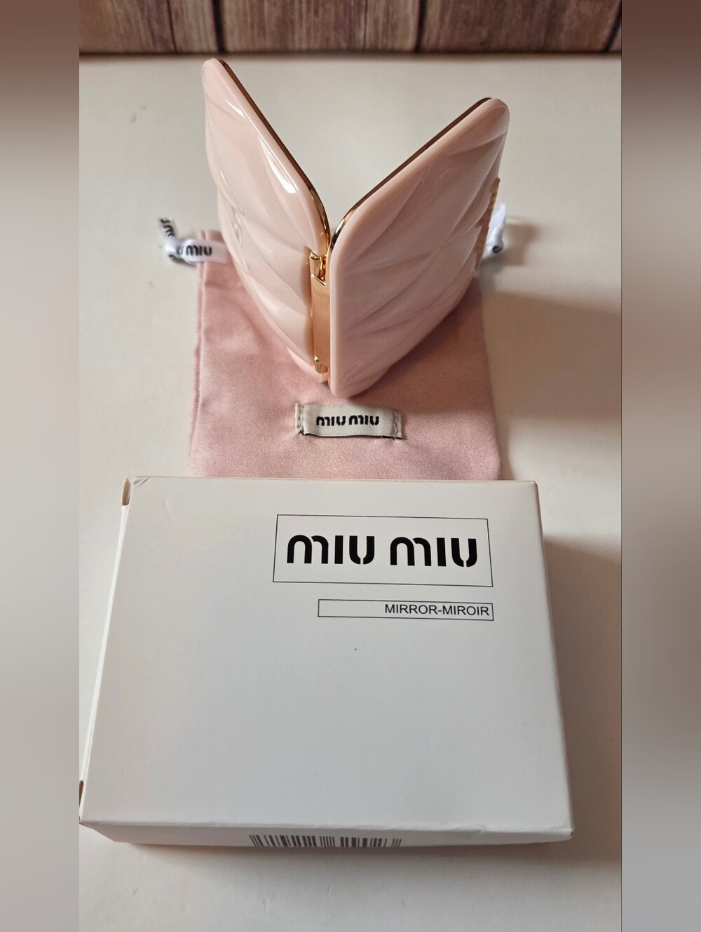 Miu Miu Compact Mirror NIB Dust Bag Included